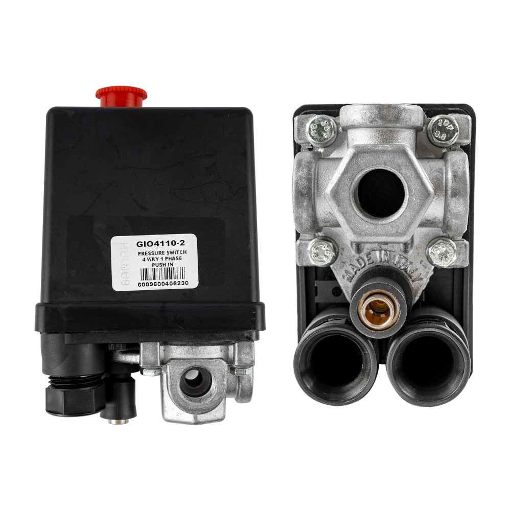 Pressure Switch 4 Way 1 Phase Push In BX16PRM04